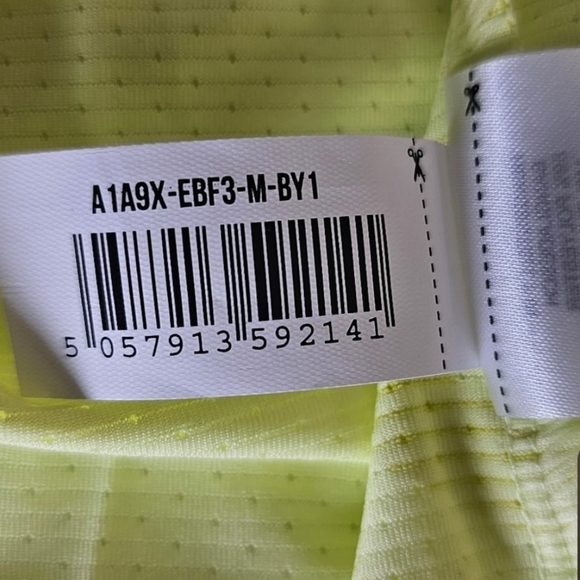 Gymshark Mens Yellow Speed Performance Training Shirt Size M - Picture 8 of 8